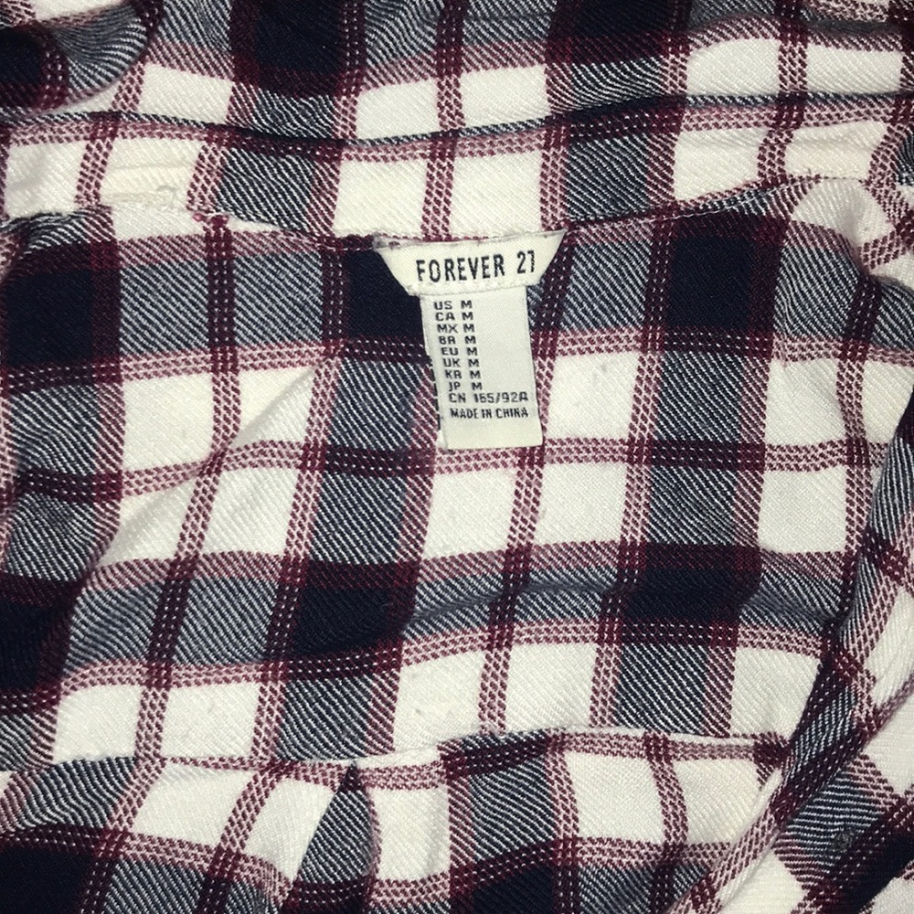 Plaid button down - Picture 3 of 3